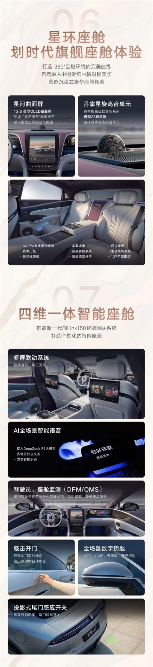 比亚迪最强轿车！仰望U7试驾车大规模到店：四电机带来超1300马力